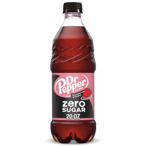 Dr Pepper Strawberries & Cream Zero Sugar Soda - Zero Choice