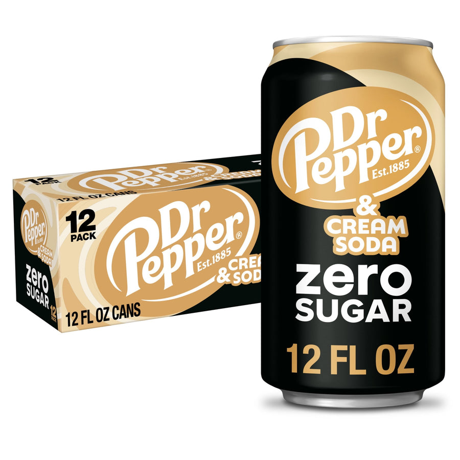 Dr Pepper & Cream Soda Zero Sugar - Smooth Cream Blend